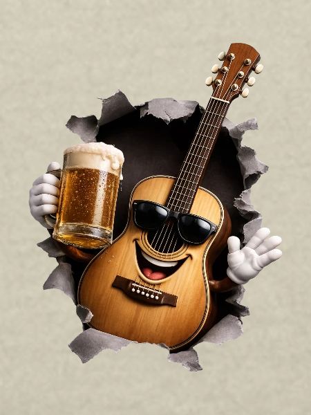 Guitar Beer