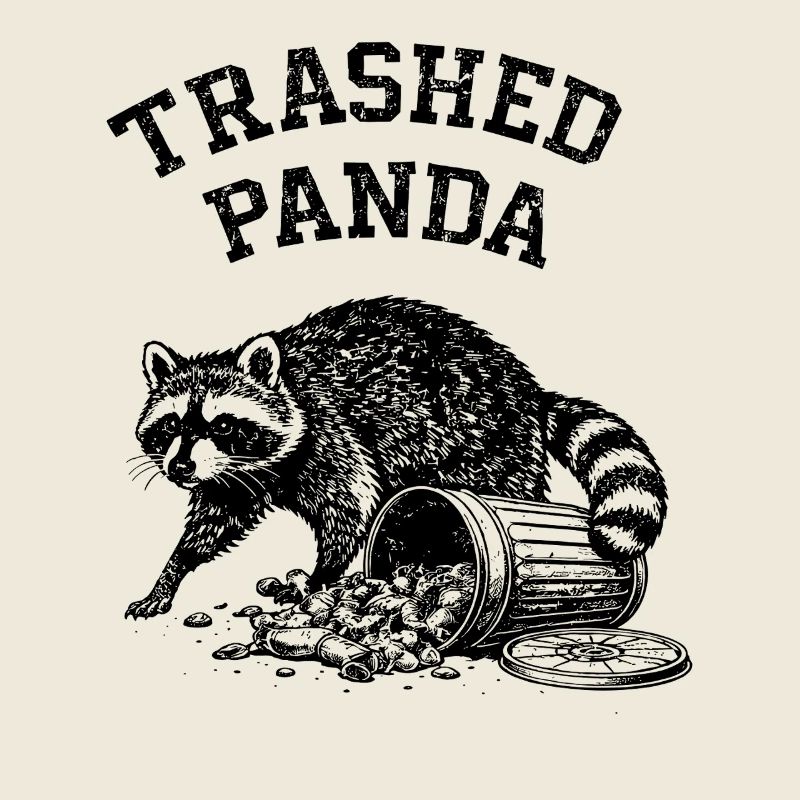Trashed Panda