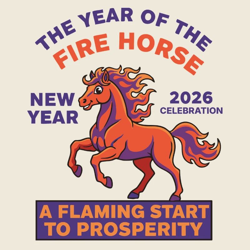 Année du Cheval de Feu 2026 Célébration du Nouvel An