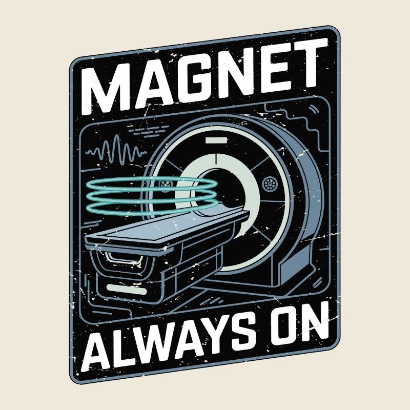 MRI Tech Magnet Always On Radiologist Rad Tech