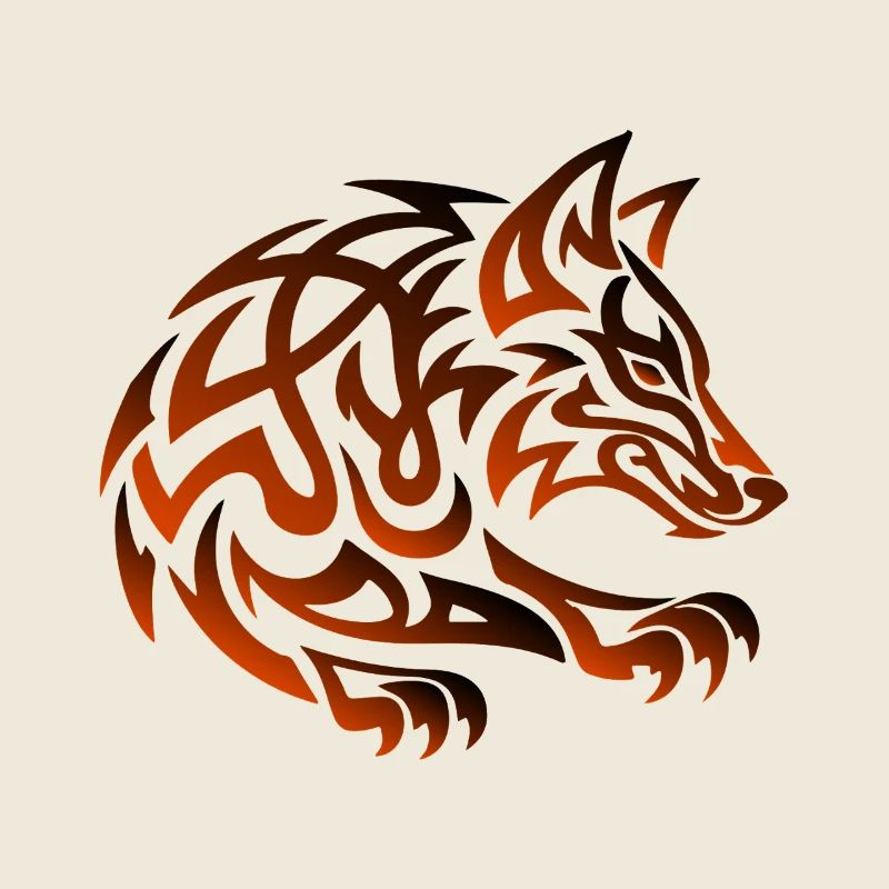 Tribal Wolf Ember