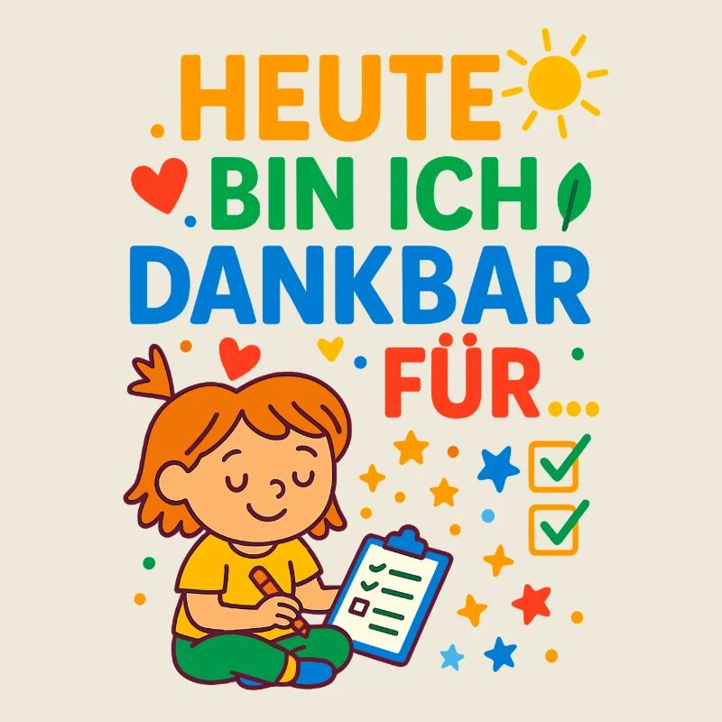 Heute dankbar Kind, dankbarkeit lernen achtsamkeit