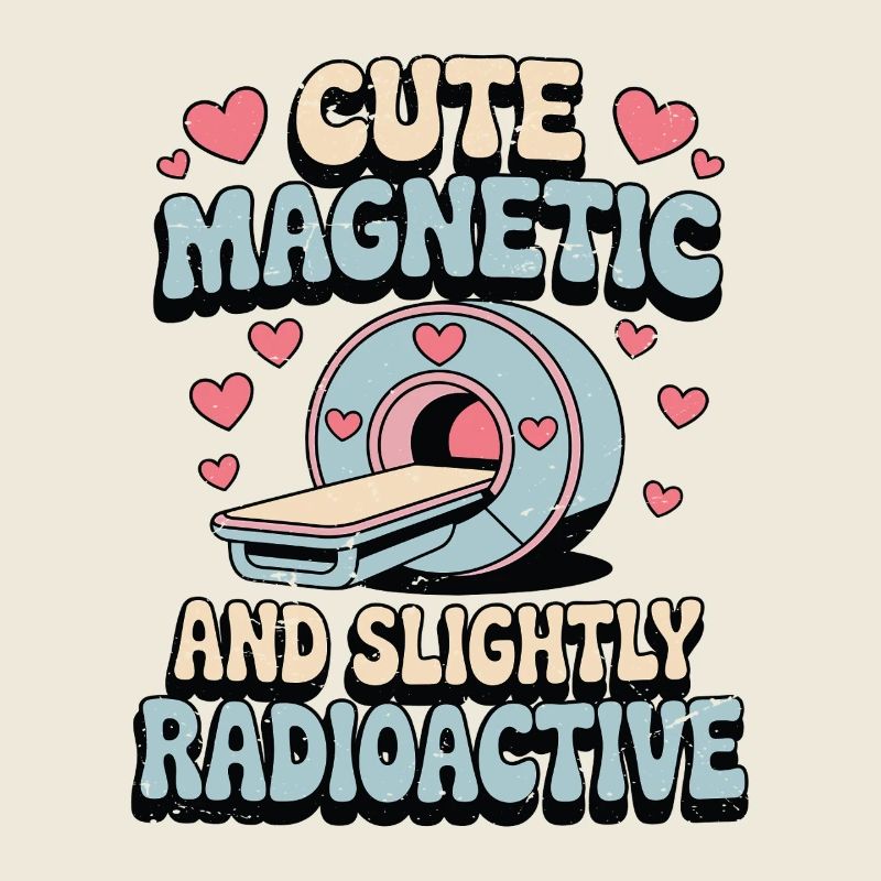 MRI Tech Cute Magnetic And Slightly Radiographer