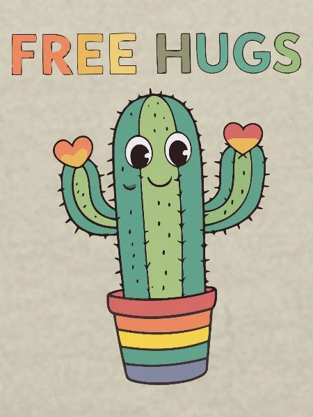 Cactus Rainbow Cuddles