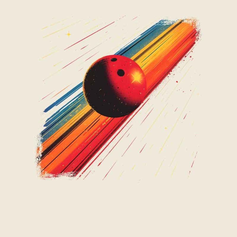 90er Bowlingkugel