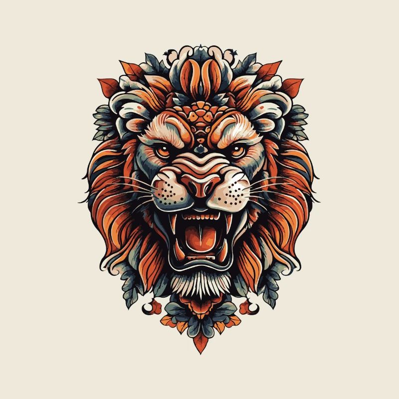 Lion Lion Head