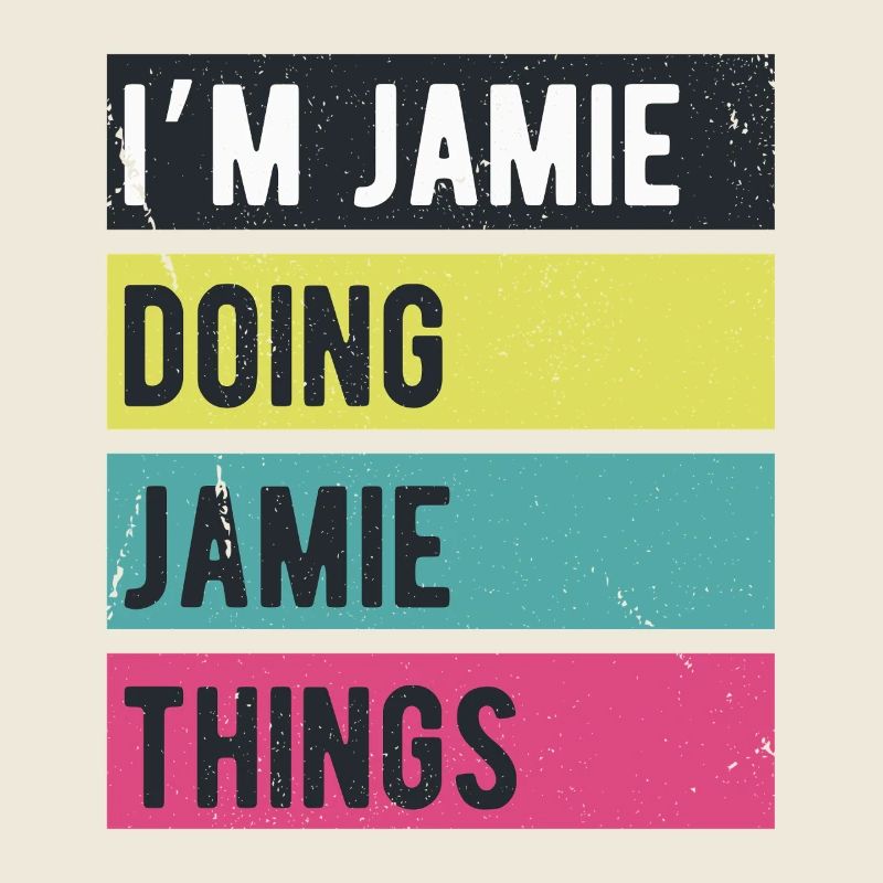 Ich bin Jamie und mache Jamie Things Retro-Farben