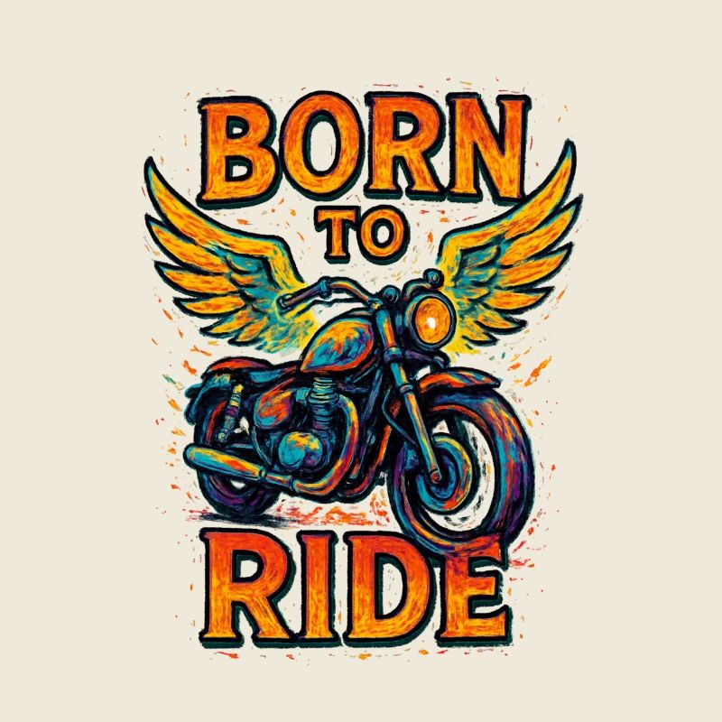 Born to Ride – Motorrad – Biker