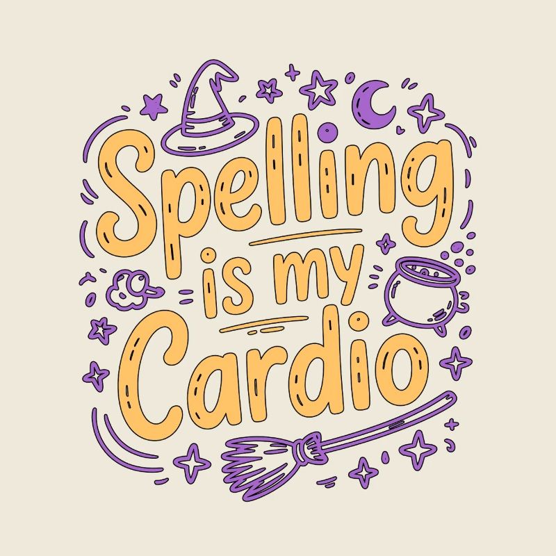 Witchcraft Spelling Is My Cardio Tarot Reading