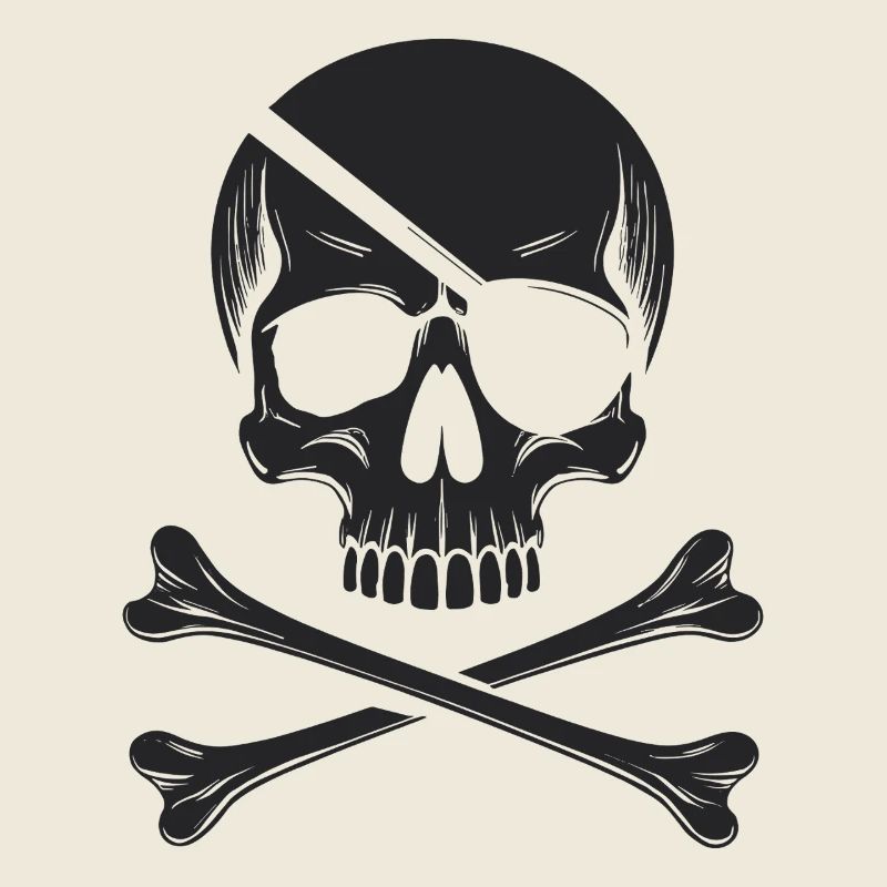 Le classique Jolly Roger Pirate Scream