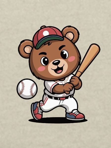 Bären-Batter Baseballheld
