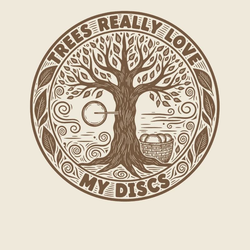 Les arbres adorent vraiment mes disques Disc Golf