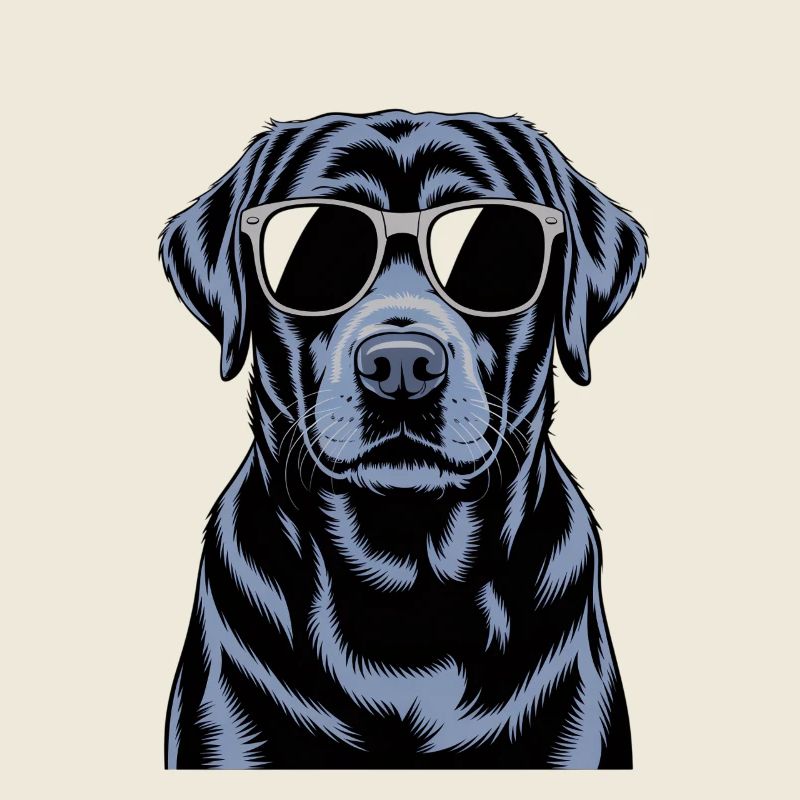 Schwarzer Labrador 