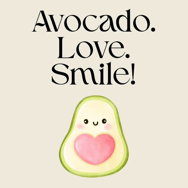 Avocado Love Smile