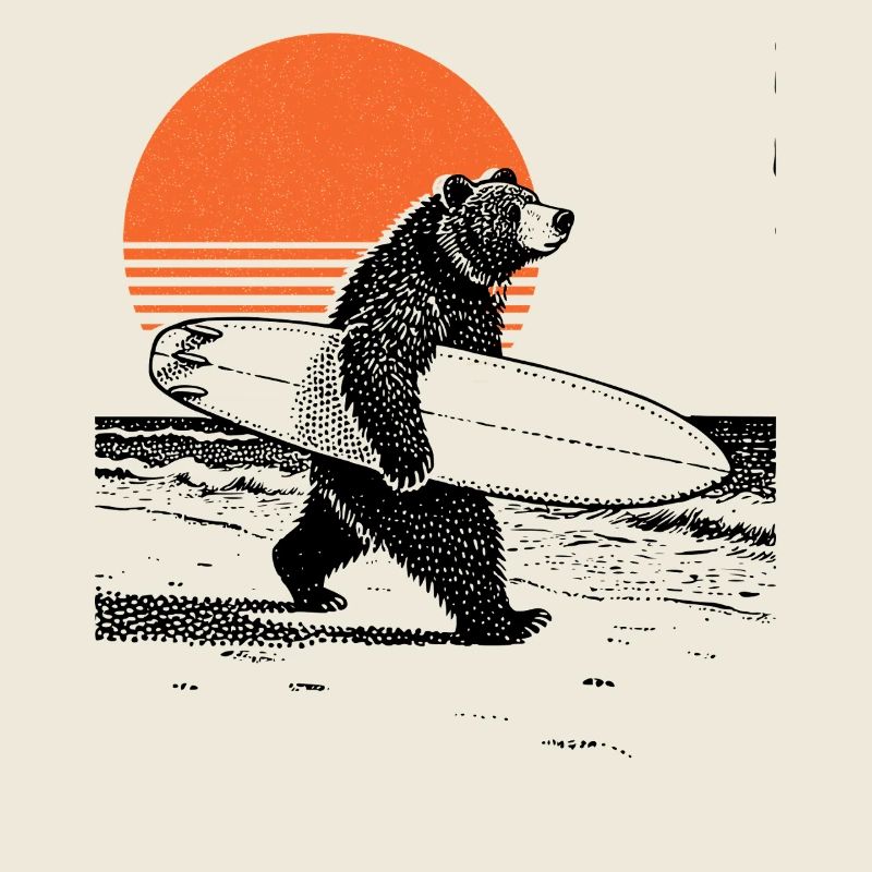 Ours avec la planche