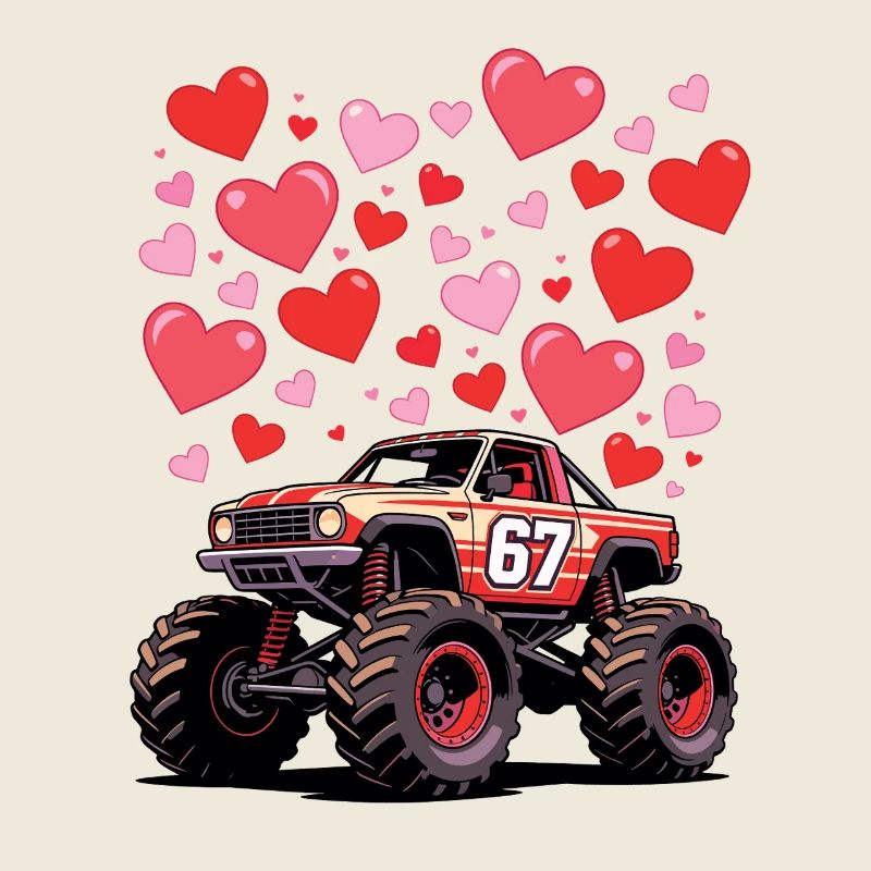 Love Hearts Monstertruck