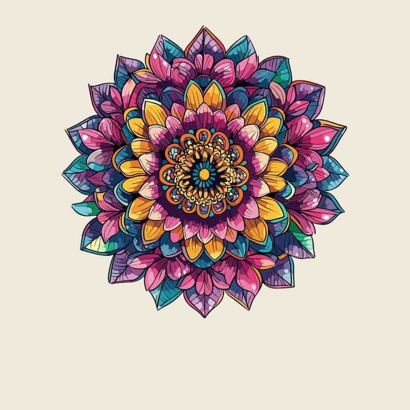 Fleurs de Mandala Vivantes