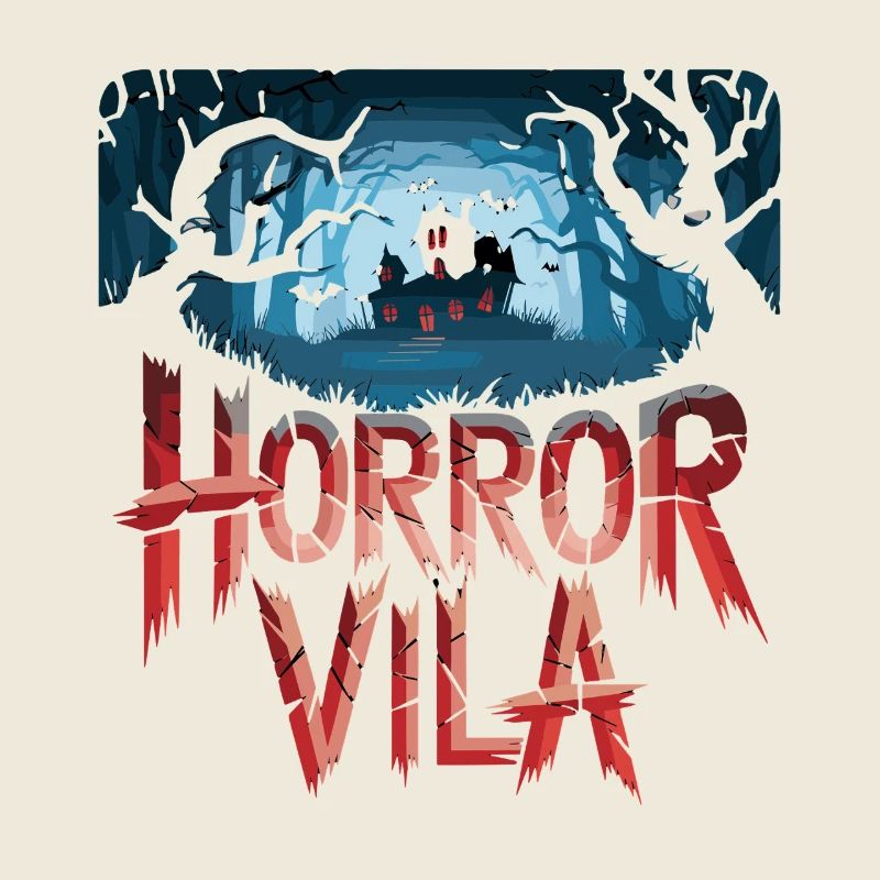 Horreur Vila Maison Hantée Forêt nocturne Effrayante