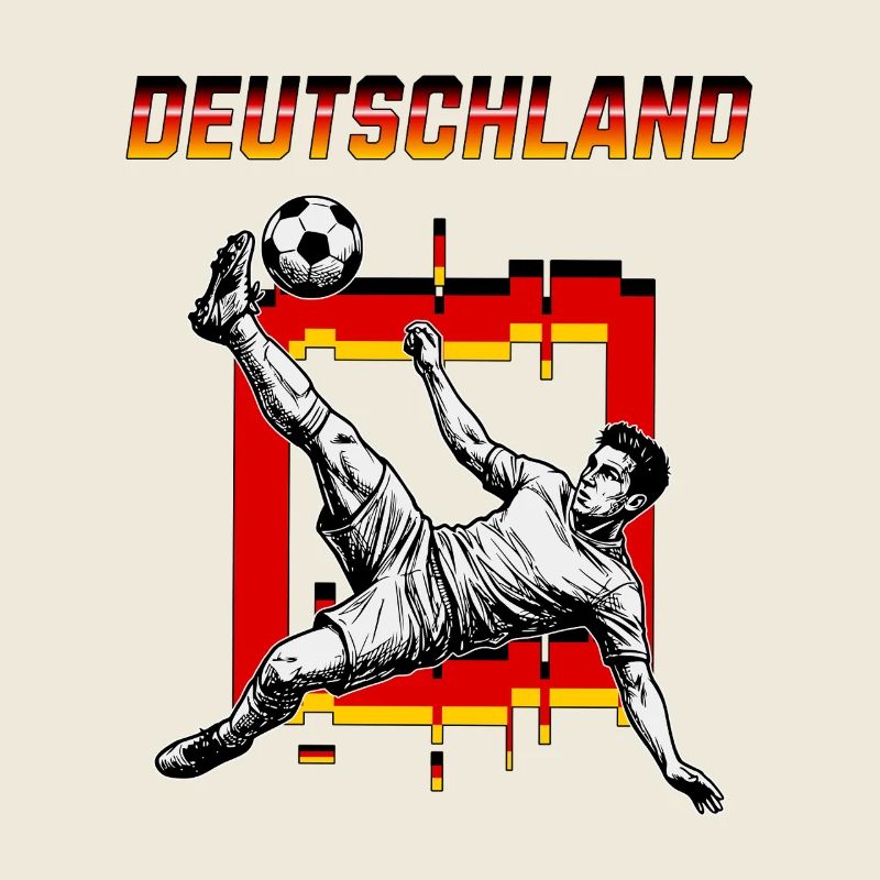 Football Germany Overhead kick side-kick