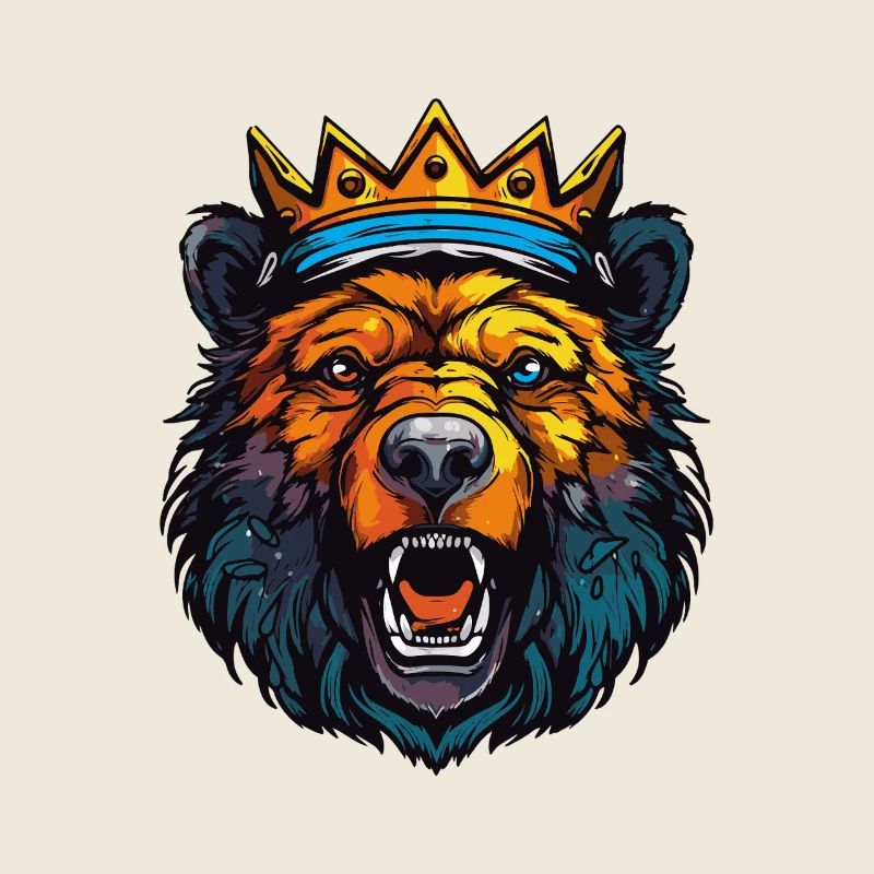 Königlicher Bär Krone King