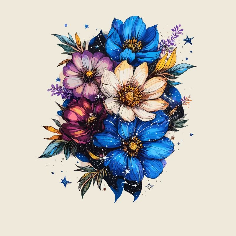 Explosion des couleurs du cosmos Blossom