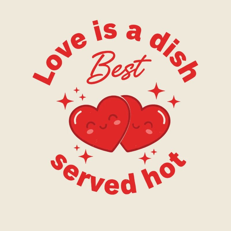 Love is a dish best served hot – Kawaii hearts