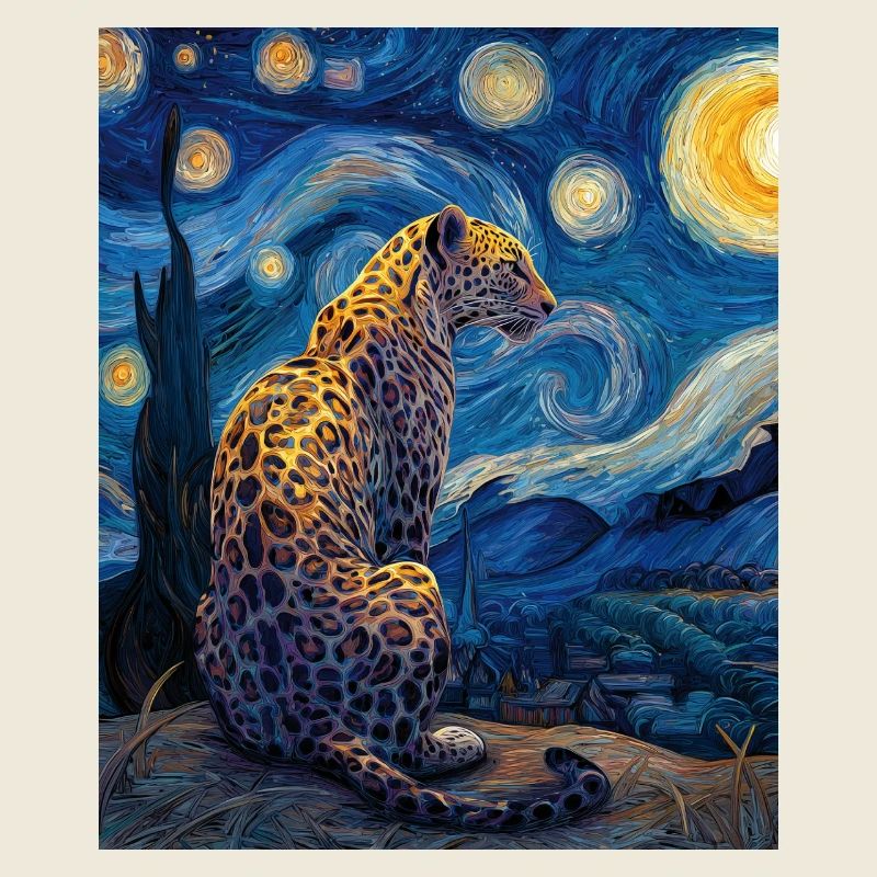 Léopard Van Gogh