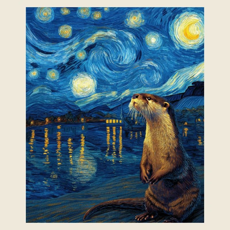 Loutre Van Gogh