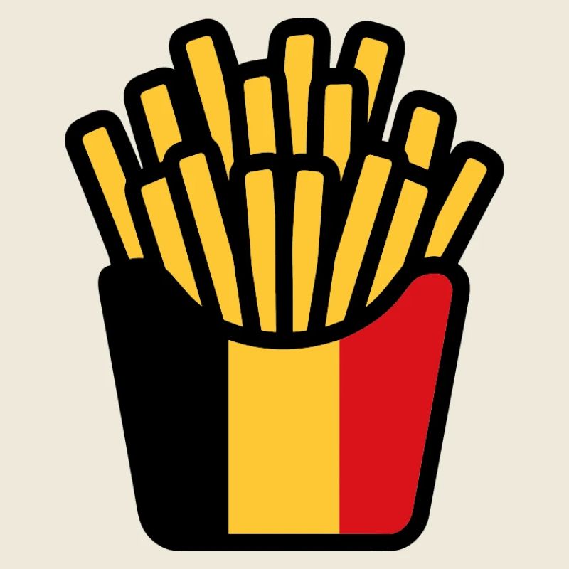 Pop-Art-Flaggenpommes