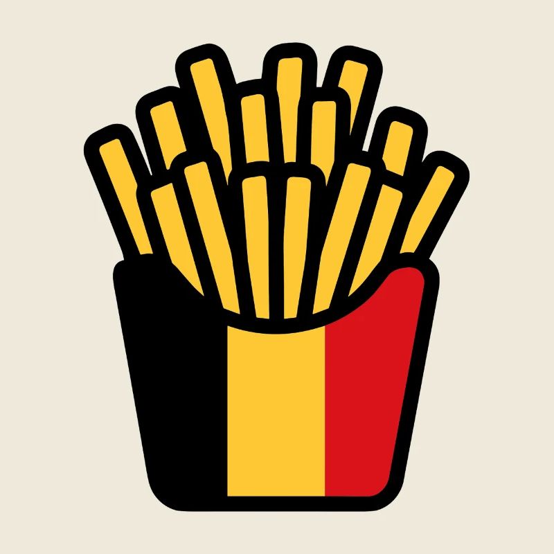 Pop Art Pommes Gelb Rot
