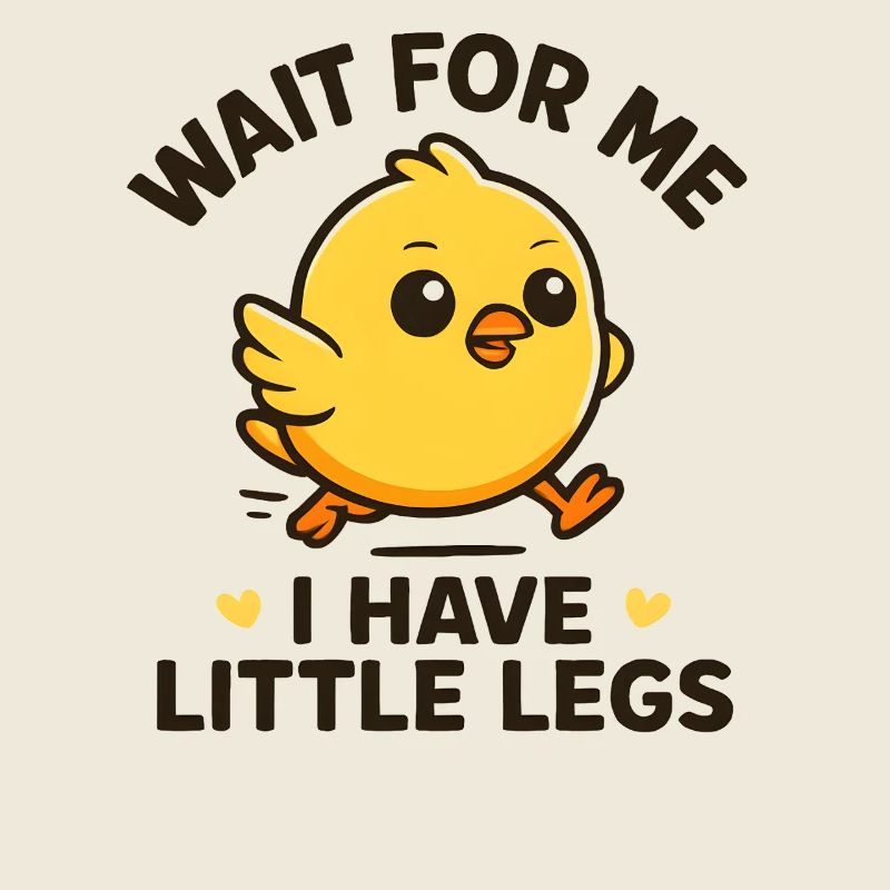 Chick Saying Meme Humor Funny Little Legs