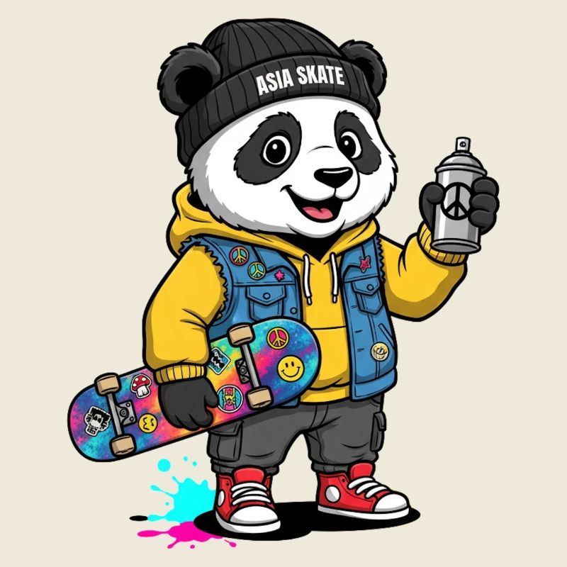 Asia Panda Skate Crew