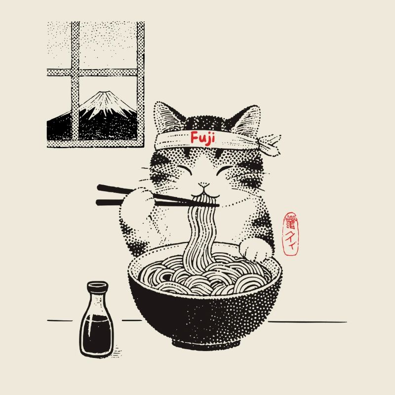 Fuji Ramen Cat