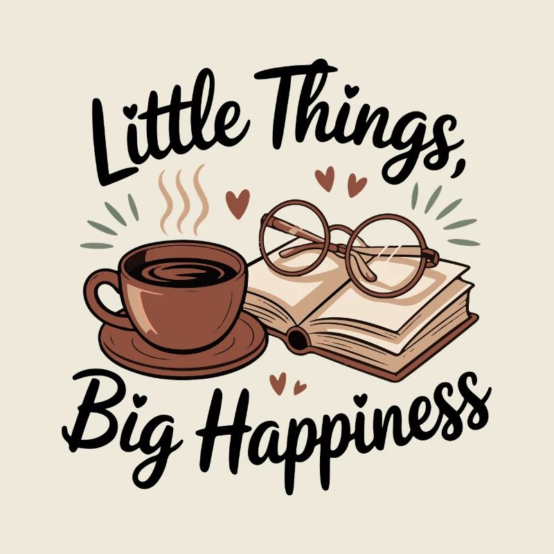 Cozy Reading Brew Coffee Glasses Buch