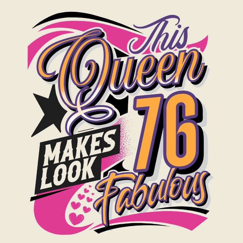Reine du 76e anniversaire