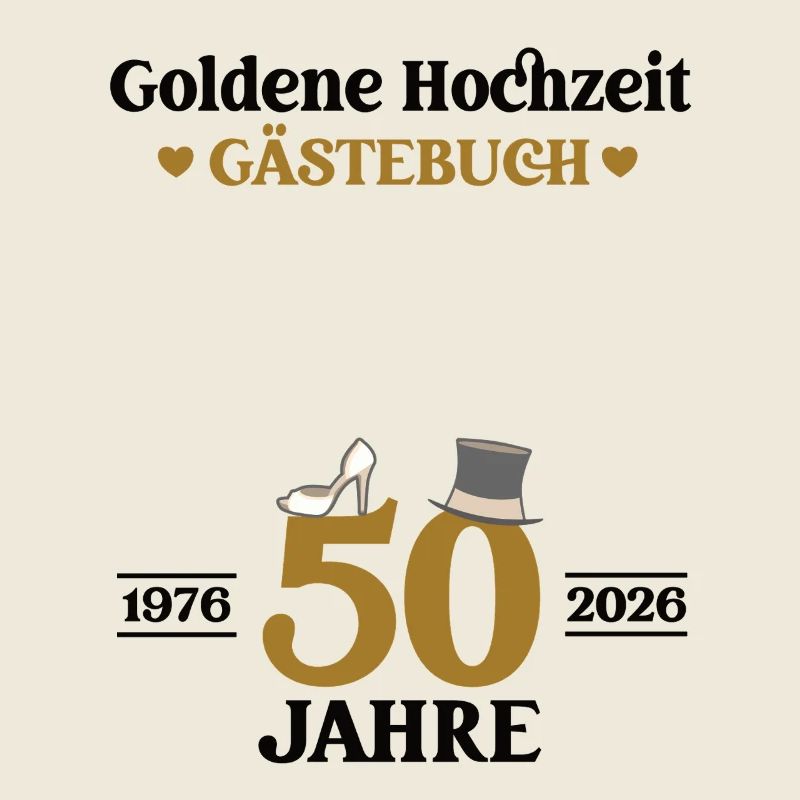 Golden Wedding Anniversary 2026 50th Wedding Anniversary Guestbook
