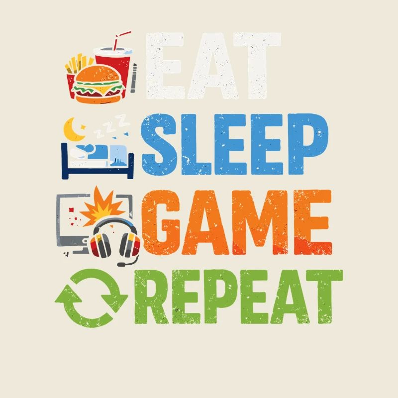 Eat Sleep Gaming Repeat