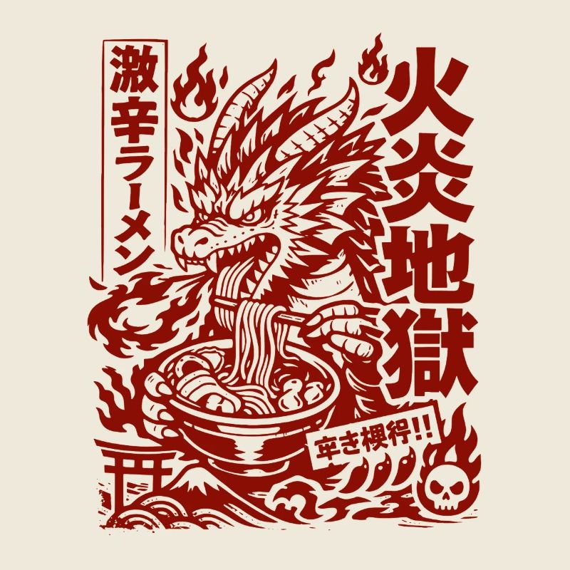 Dragons | Ramen | Soupe de nouilles | Extra épicé