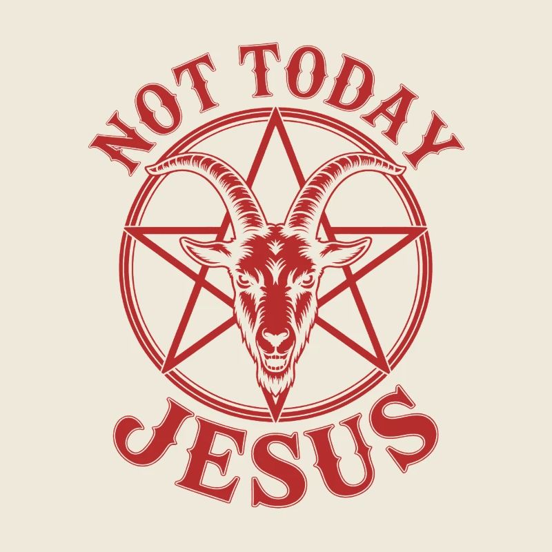 Pentagramme de la chèvre de Jésus pas aujourd’hui