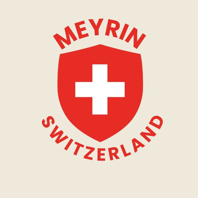 Meyrin Schweiz Schild