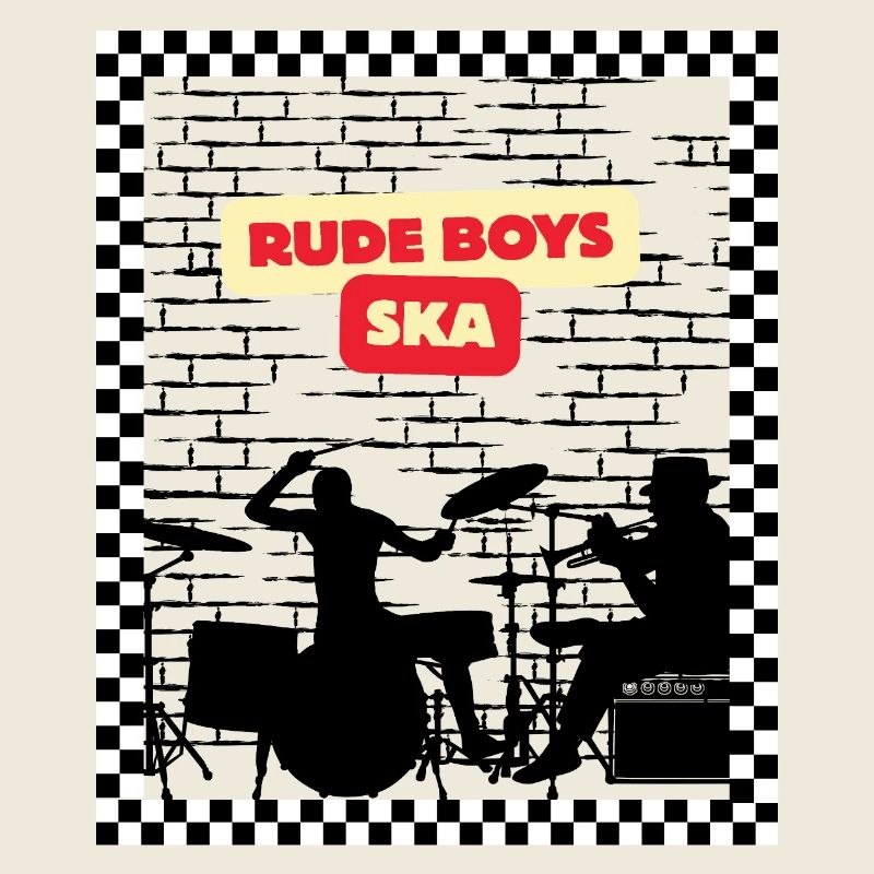 T-shirt logo Ska Rude Boys