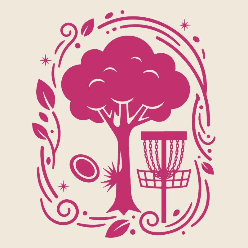 Disc Golf Arbre Arbre Flying Disc Basket Frisbee Golf