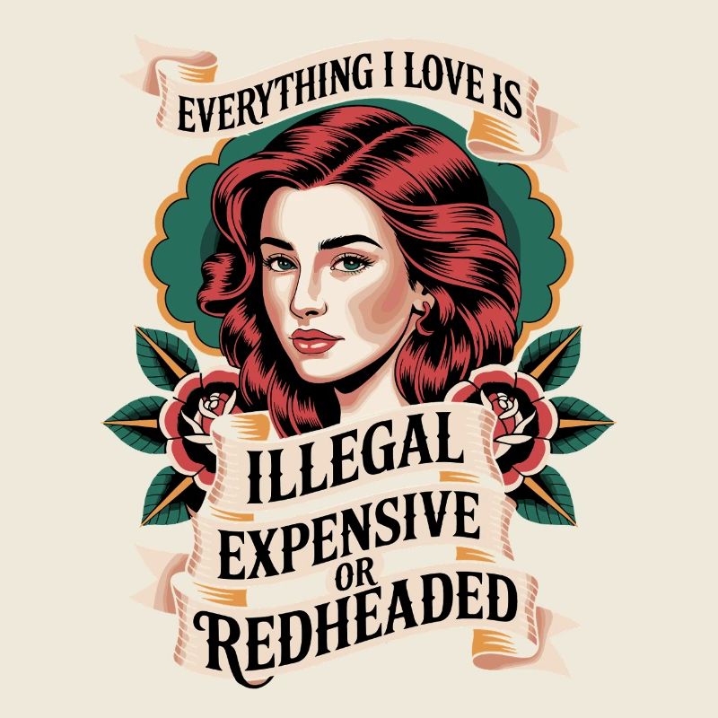 Everything I Love Is Illegal Expensive Rothaarig