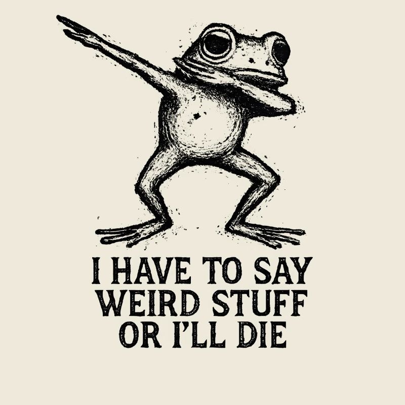 Frosch Spruch Meme Humor Lustig Geschenkidee