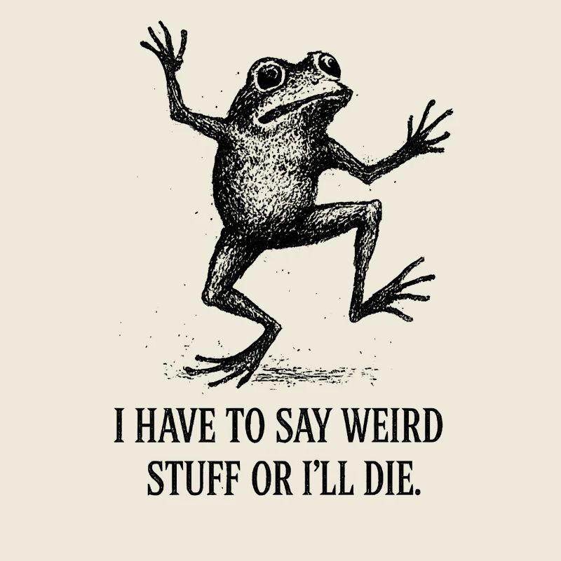 Frosch Spruch Meme Humor Lustig Geschenkidee