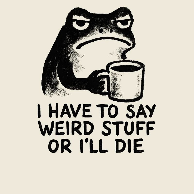 Frosch Spruch Meme Humor Lustig Geschenkidee
