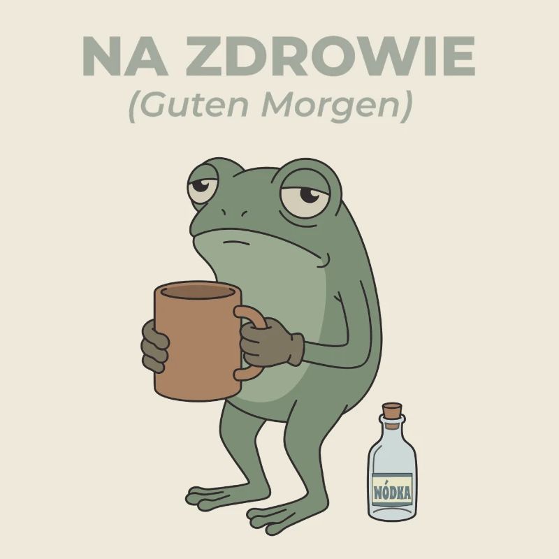 Frog Na zdrowie Café & Vodka Humour