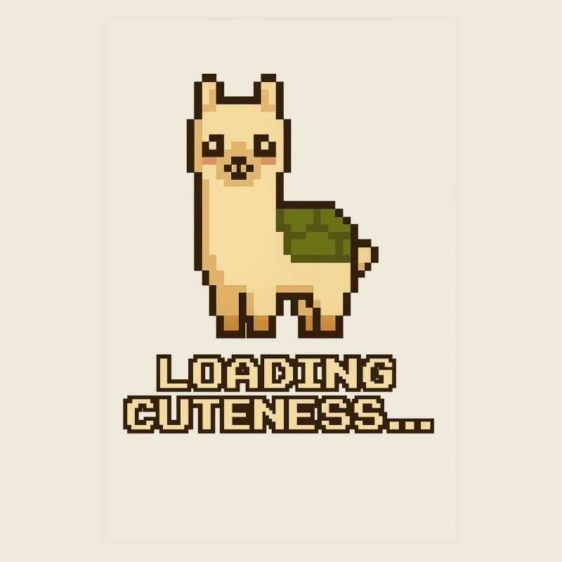Pixel Llama: Loading Cuteness