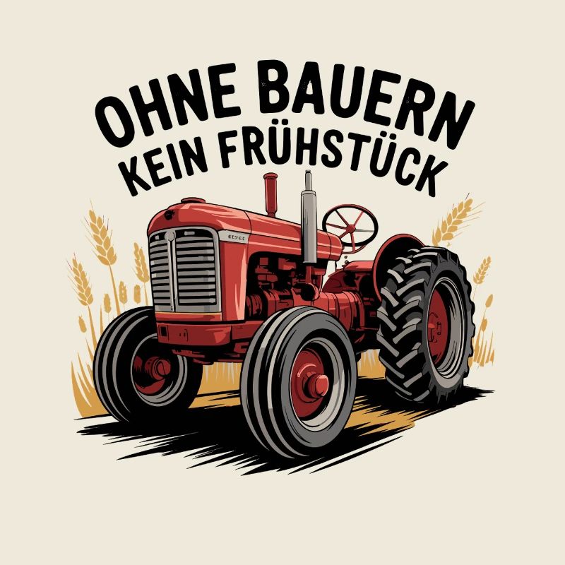 No breakfast without farmers Red tractor