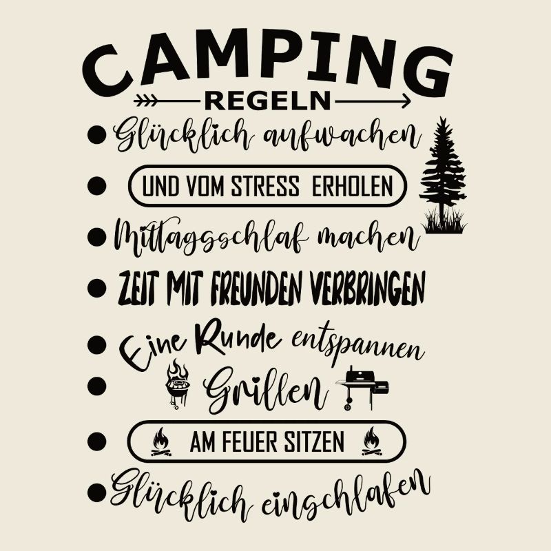 Real Camping Rules Outdoor Adventure